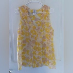 Cabi front porch top sleeveless blouse NWOT